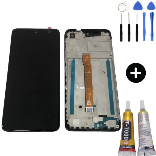 Omix X300 Uyumlu Çıtalı Servis Lcd Ekran Dokunmatik + Montaj Seti