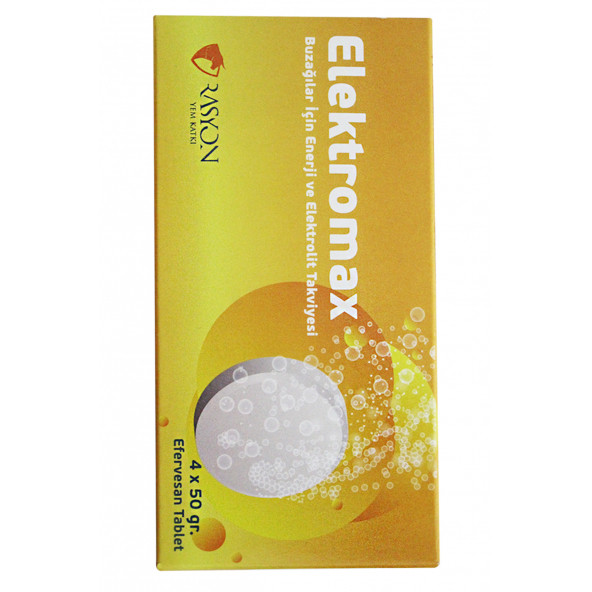 Elektromax Buzağılar İçin İshal Giderici Enerji Ve Elektrolit Takviyesi 50 GR Tablet