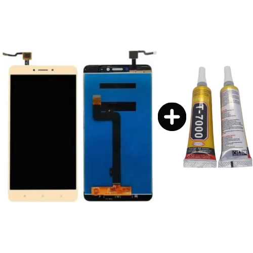 Xiaomi Mi Max 2 Uyumlu Servis Lcd Ekran Dokunmatik Gold + B7000
