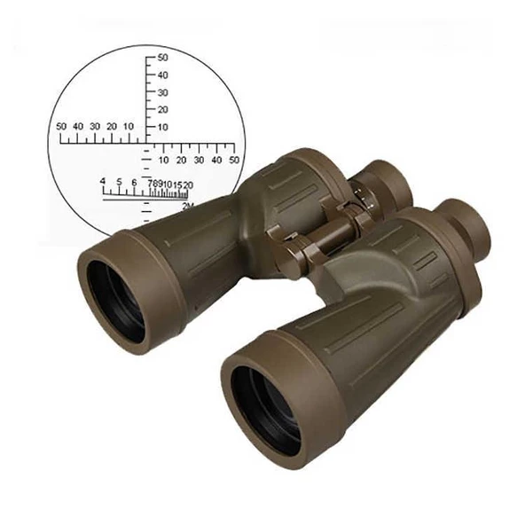 Military 10x50 Su Geçirmez - Perma Focus - Otomatik Netleme - Telemetre - Askeri - 2