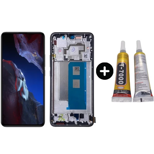 Xiaomi Poco F5 Pro Uyumlu Çıtalı Servis Lcd Ekran Dokunmatik + B7000 - 1