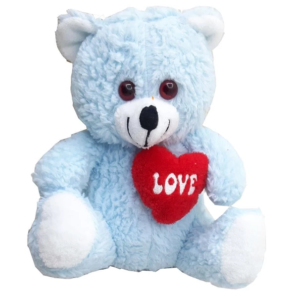 Sevgiliye Özel Hediye Oyuncak Peluş Kalpli Ayı 30 Cm