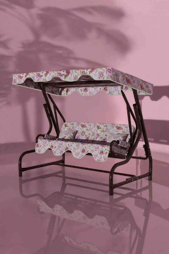 Rüya 3 Kişilik Bahçe Salıncağı Balkon Teras Salıncak  Bakır