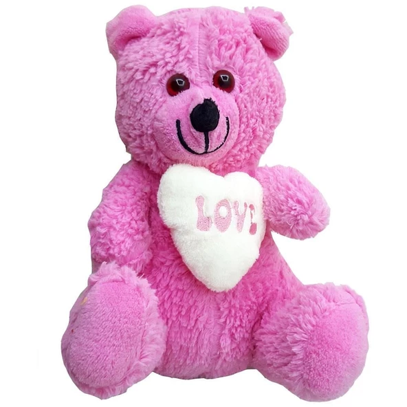 Sevgiliye Özel Hediye Oyuncak Peluş Kalpli Ayı 30 Cm