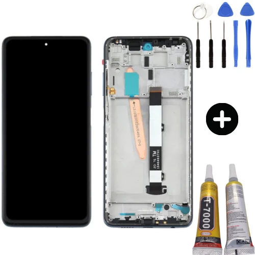 Xiaomi Poco X3 Uyumlu Çıtalı Lcd Ekran Dokunmatik + Montaj Seti