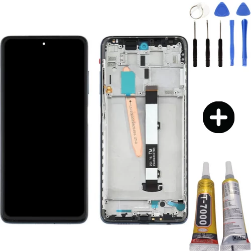 Xiaomi Poco X3 Nfc Uyumlu Çıtalı HK Lcd Ekran Dokunmatik + Montaj Seti