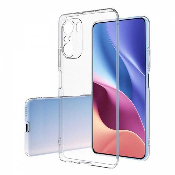 Xiaomi Redmi Note 10S Kamera Korumalı Silikon Kılıf Şeffaf