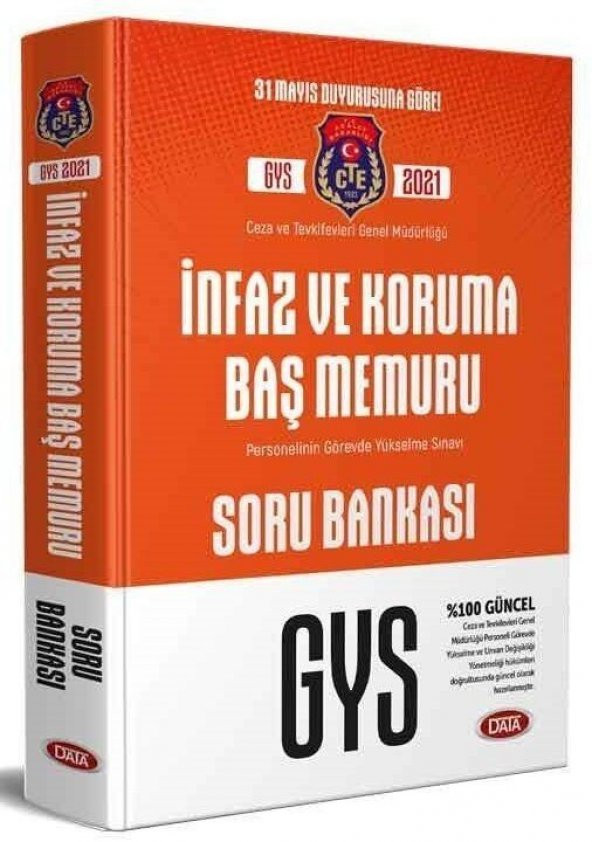 2022 GYS Adalet Bakanlığı Ceza Tevkifevleri İnfaz ve Koruma Başmemuru Soru Bankası Data Yayınları - 2
