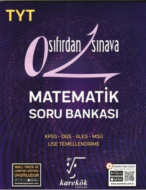 TYT Sıfırdan Sınava Matematik Soru Bankası Karekök Yayınları - 2