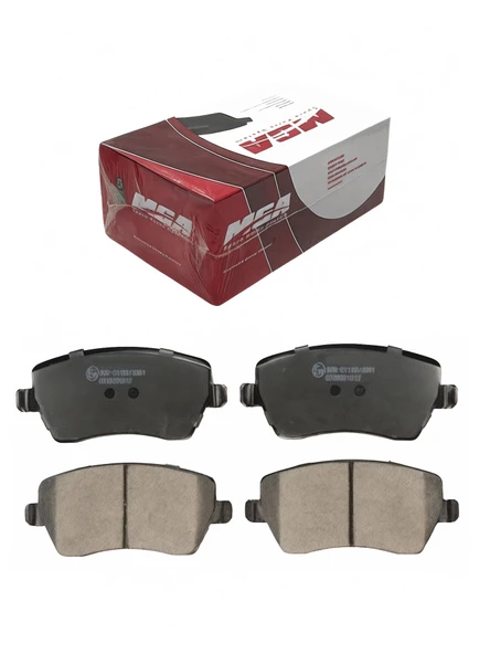 Mga Renault Clio IV 2012-2020 Düz Orta Kulak Ön Fren Balatası Takım ürün görseli