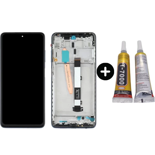 Xiaomi Poco X3 Nfc Uyumlu Çıtalı Lcd Ekran Dokunmatik + B7000 ürün görseli