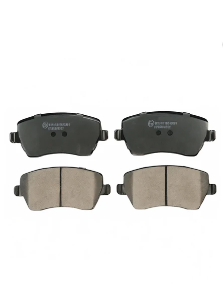 Mga Renault Clio IV 2012-2020 Düz Orta Kulak Ön Fren Balatası Takım - Resim 3