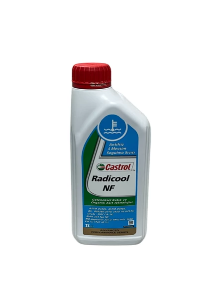 Castrol Radicool NF 4 Mevsimlik Mavi Antifriz 1 Litre