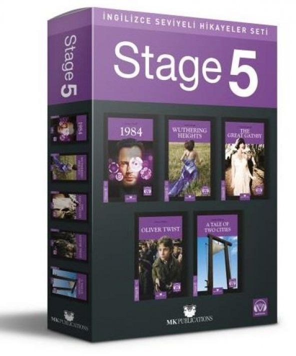 Murat Kurt İngilizce Hikaye Seti 5 Kitap KUTULU (Stage 5)