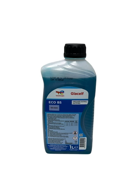 Total Glacelf ECO BS Organik Katkılı 4 Mevsimlik Mavi Antifriz 1 Litre - 4
