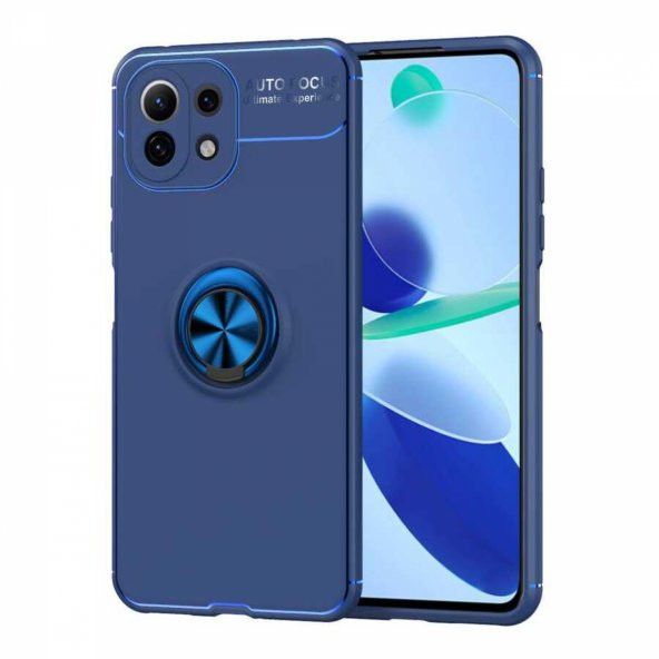 Xiaomi Mi 11 Lite Yüzüklü Silikon Kılıf - 5