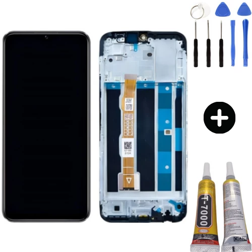 Vivo Y16 Uyumlu Çıtalı Servis Lcd Ekran Dokunmatik + Montaj Seti