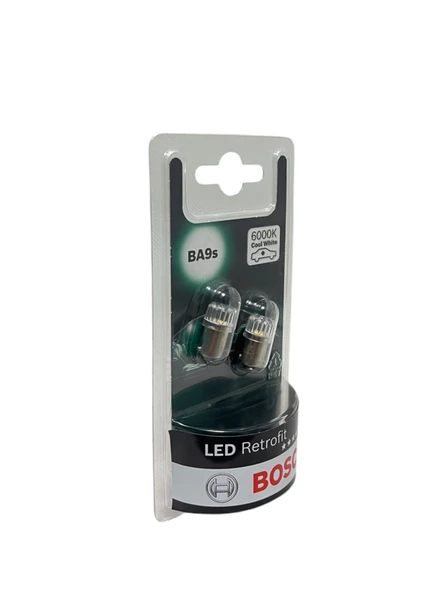Bosch BA9S 12V 1W T4W 6000 Kelvin Soğuk Beyaz Led Redrofit Gösterge, Tavan Ampulü 2'li Takım - 4