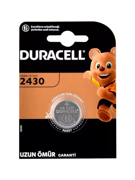 Duracell Para Pil CR 2430 1'li Paket