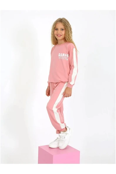 Kız  Baskılı 10/14 Yaş 2 İp Eşofman Takım - 2