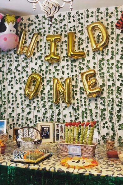 12'li Paket Dekoratif Yapay Sarmaşık 2 Metre 30 Cm - 2