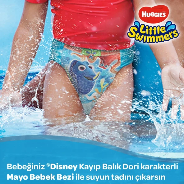 Huggıes Little Swımmers Mayo Bebek Bezi Beden:3-4 (7-15Kg) 36 Adet (3Pk*12) - 5
