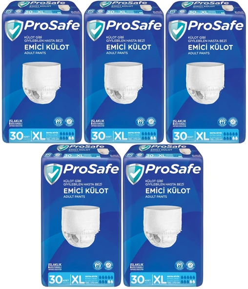 Prosafe Emici Külot Hasta Bezi XL-Extra Large 150 Adet (5PK*30)
