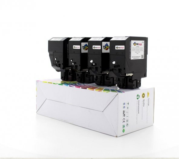 Lexmark CS720 - CS725 Muadil Toner Takım - Yüksek Kapasiteli - 4