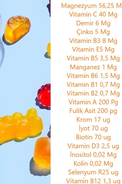 Çocuklar Için En Iyi Gummies Multivitamin - Lezzetli , Sağlıklı Büyüme Ve Bağışıklık Destekleyici - 3