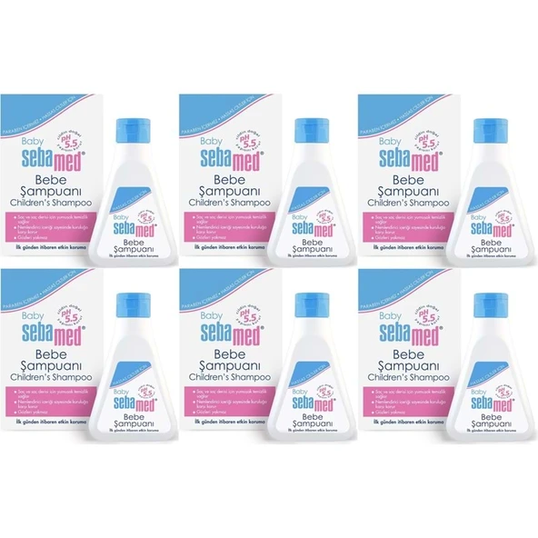 Sebamed Bebek Şampuanı 250ML (6 Lı Set) ürün görseli