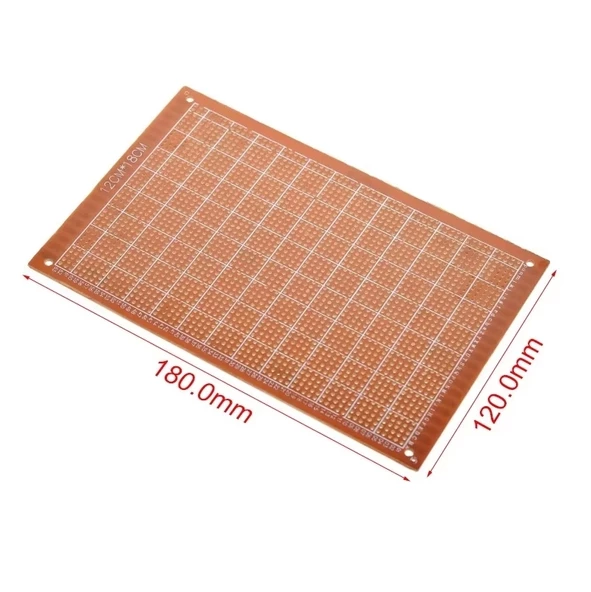 12x18 cm Delikli Pertinaks - Prototip PCB - Resim 5