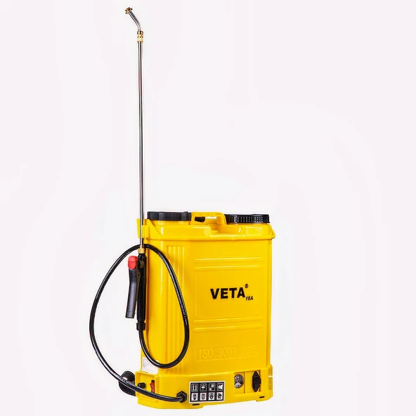 Veta 16A 16lt 130cm 5.5kg 12V 8Ah Sırt Tipi Akülü