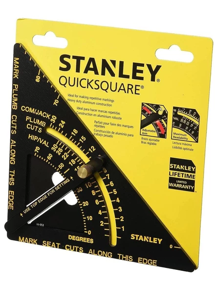 Stanley 46-053 QuickSquare Çok Amaçlı Ayarlanabilir Gönye 170mm