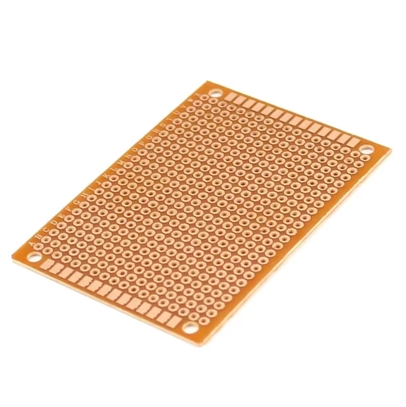 5X7CM Pertinaks Pcb Proto 10X24 432 Adet Bakır Delik Prototip Deney Kartı 2.54MM Pertenaks - Resim 4