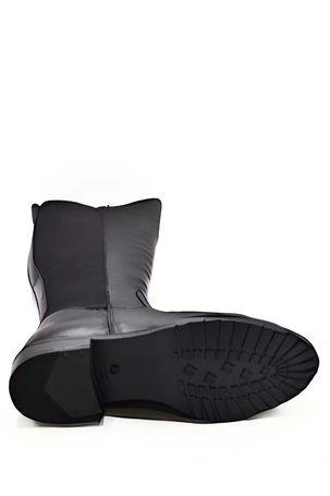 VENÜS 20711K DÜZ TOPUK STREÇ DETAYLI GÜNLÜK DERİ KADIN ÇİZME - Resim 11