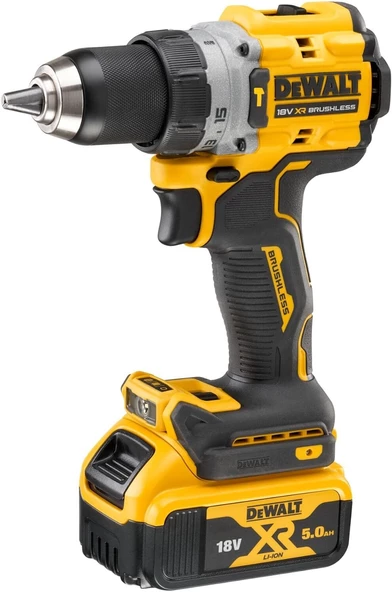 Dewalt DCD805P2T 18V 5.0Ah Li-Ion Kömürsüz Çift Akülü Darbeli Matkap - 3
