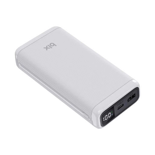 Bix Bxpb21 20000 mAh Usb-A 22.5w Ve Type-C Pd 20w Çift Çıkışlı Led Ekranlı Powerbank Beyaz - 2