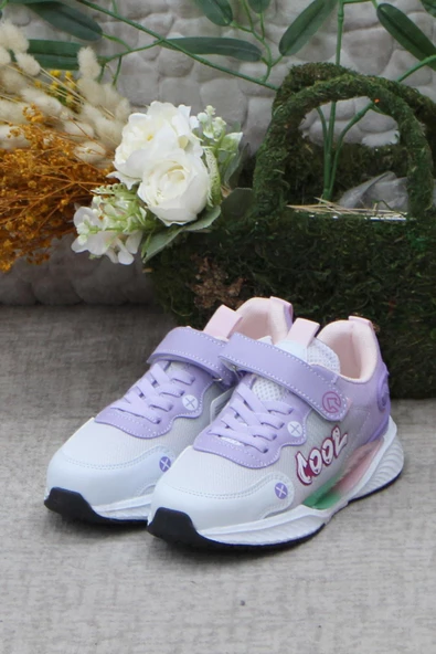 Fort Cool Elvis Lila Anatomik Hafif Rahat Kız Çocuk Ayakkabı - Resim 2