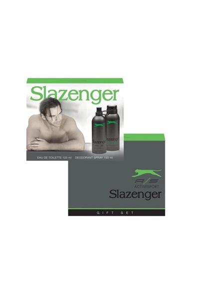SLAZENGER Parfüm Yeşil 125 Ml. Deodorant Yeşil 150 ML - 1
