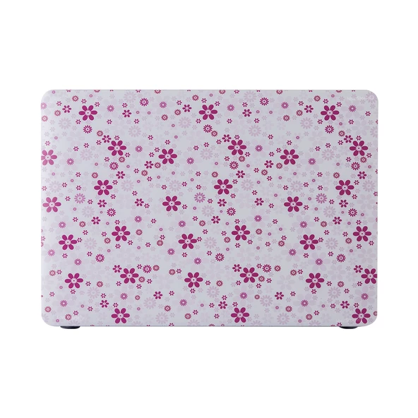 Macbook Air M1 Kılıf 13 inç FlowerQT01NL (TouchID'li M1 Air) A2337 A2179 A1932 ile Uyumlu - 9
