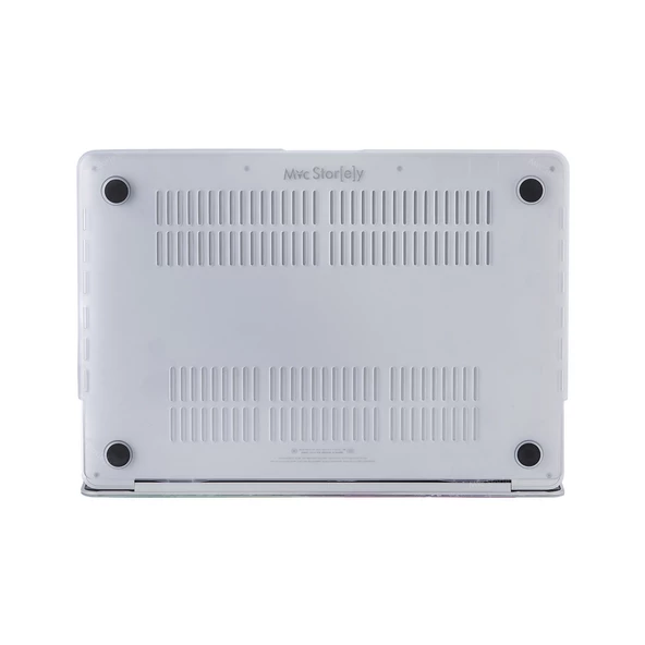 Macbook Air M1 Kılıf 13 inç FlowerQT01NL (TouchID'li M1 Air) A2337 A2179 A1932 ile Uyumlu - 10