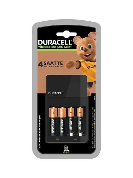 Duracell Duracel CEF14 Şarj Aleti 2AA 1300 Mah 2AAA 750 Mah
