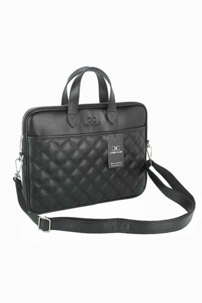 Case Club Slim El Omuz Çantası Kapiton 13,3'' 14'' Inç Omuz Askılı Macbook Air Pro Uyumlu - 4