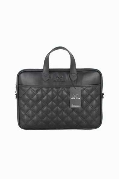 Case Club Slim El Omuz Çantası Kapiton 13,3'' 14'' Inç Omuz Askılı Macbook Air Pro Uyumlu - 8
