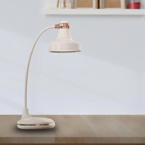 Masa Lambası Esnek Ayarlanabilir Dokunmatik 3 Farklı LED Işıklı Çalışma Masası Üstü Lamba - 4