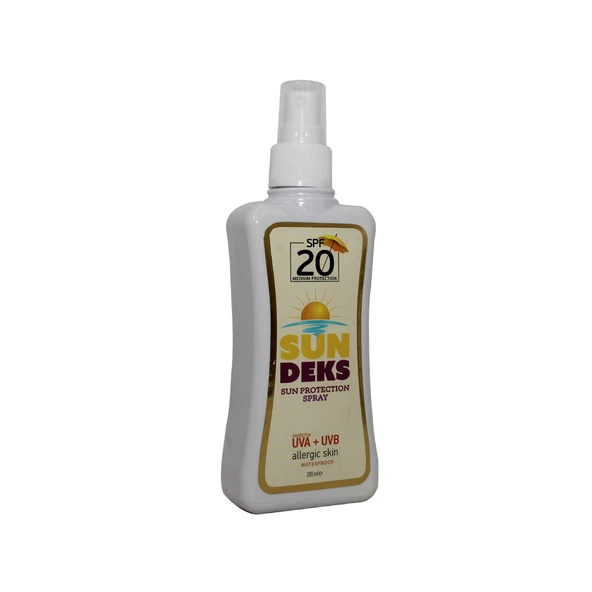 Sundeks Spf 20 Güneş Koruyucu Süt 200 Ml