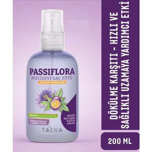 Talya Passiflora Mucizevi Saç Sütü - Dökülme Karşıtı Ve Hızlı Saç Uzatma Etkili 200 Ml