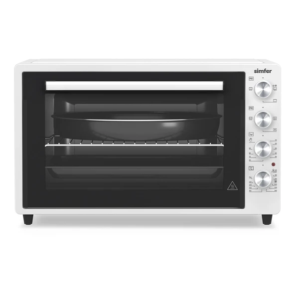 Simfer 7032 70 Lt Pro Beyaz Turbo Çift Cam Mekanik Saat Lamba - 3