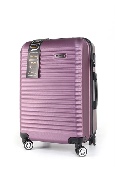 Cambridge Polo Club Abs Singapur Üçlü Bavul Seti 191036-Mürdüm - 4