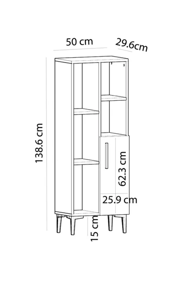 Cantek Dizayn Ephesus Banyo Dolabı Ve Çok Amaçlı Dolap - 5